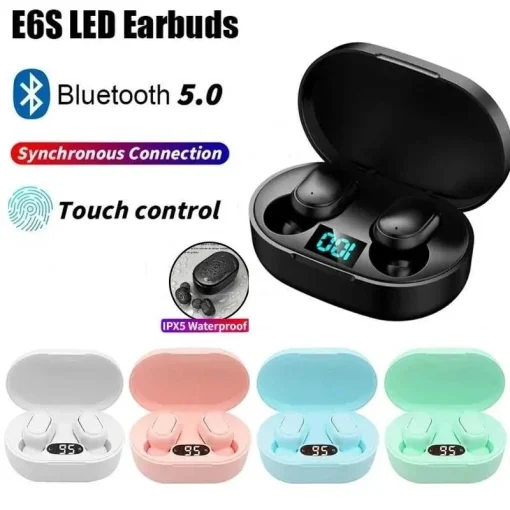 Наушники TWS E6S Bluetooth с шумоподавлением