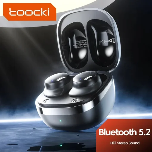 Наушники Toocki TWS Bluetooth BT5.2 Hi-Fi