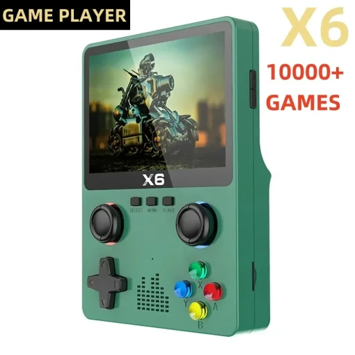 Новая игровая консоль X6, 3,5-дюйм. экран