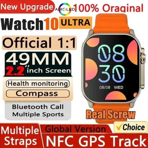 Новые часы 10 Ultra Smart Watch 49 мм 2024