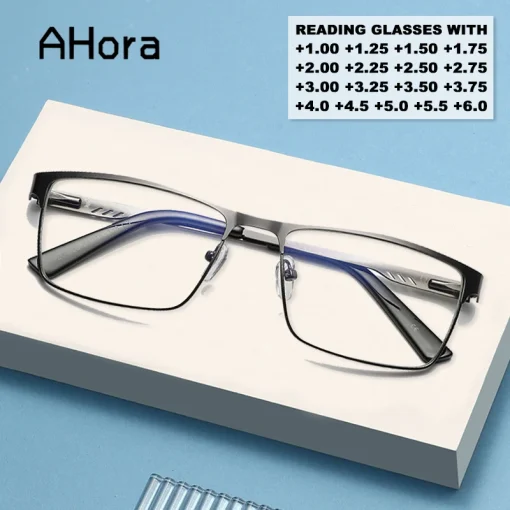 Очки для чтения Presbyopia Square Metal