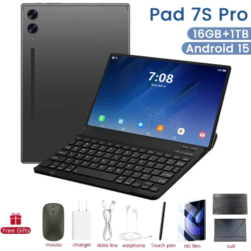 Планшет Android 15 Pad 7S Pro 2025