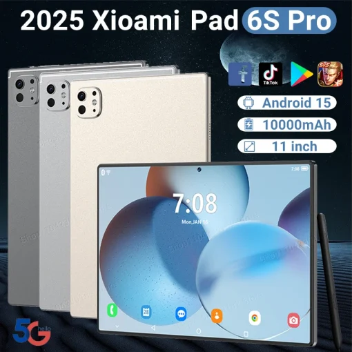 Планшет Android Xiaomi Pad 6S Pro 5G, 11 дюймов, 22 ГБ + 2 ТБ