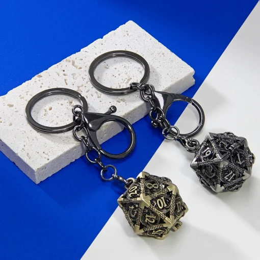 Подвеска на брелоке Dragon D20