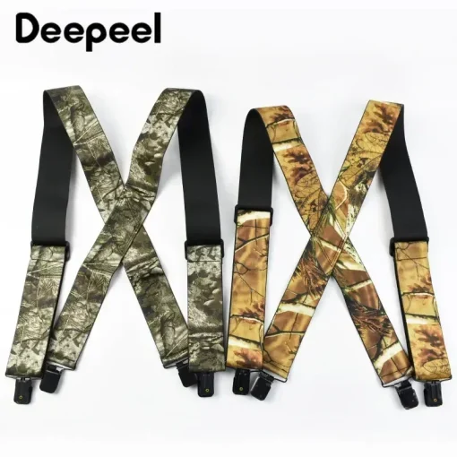 Подтяжки мужские камуфляжные Deepeel 5115см