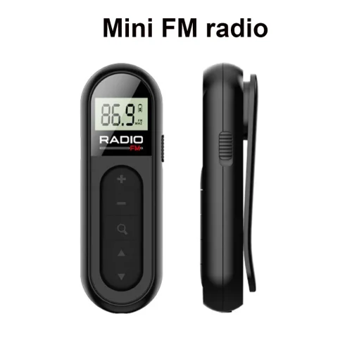 Портативное FM-радио, карманное цифровое радио, транзисторный плеер Walkman