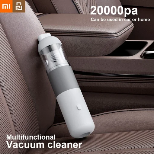 Портативный беспроводной автомобильный пылесос Xiaomi Car Vacuum Cleaner New 3 in1