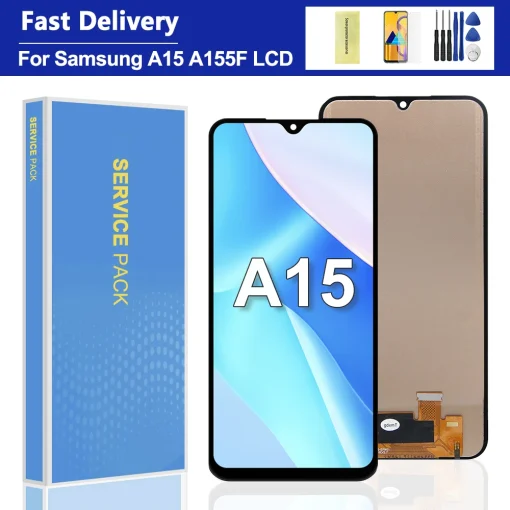 Проверенный A15 4G SM-A155F, экран 6,5'', для Samsung A15 5G SM-A156B, ЖК-экран