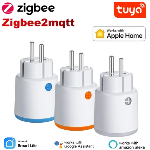 Разъем с питанием Zigbee 3.0 Homekit Tuya Smart