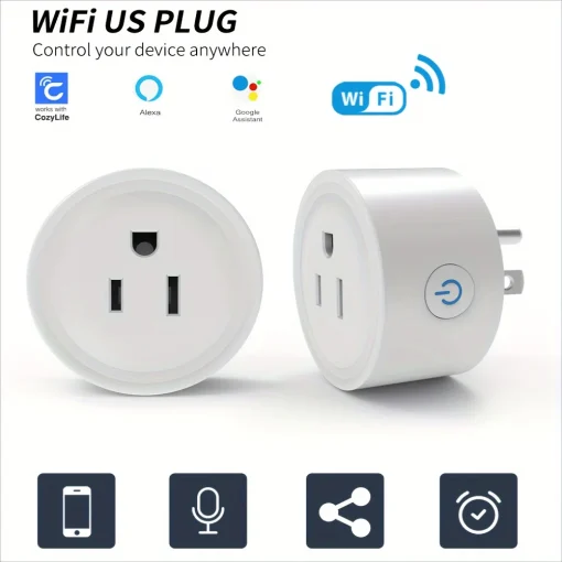 Розетка Smart Plug WiFi US с таймером