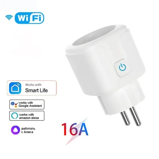 Розетка Wi-Fi умная Tuya 1620A