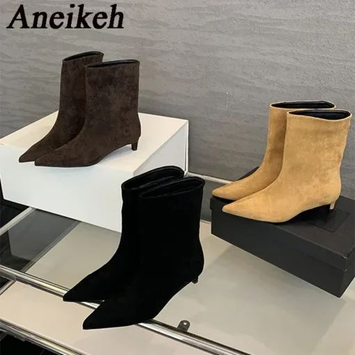 Сапоги из искусственной замши Aneikeh, 41-42 размеры