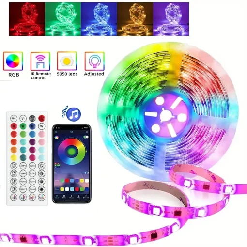 Светодиодная RGB-лента с управлением USB для вечеринок и декораций