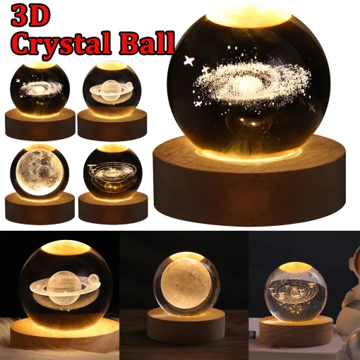 Светодиодная USB-ночная лампа Galaxy Crystal Ball