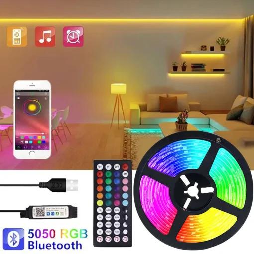 Светодиодная лента Bluetooth USB 5050 SMD 5 В USB RGB