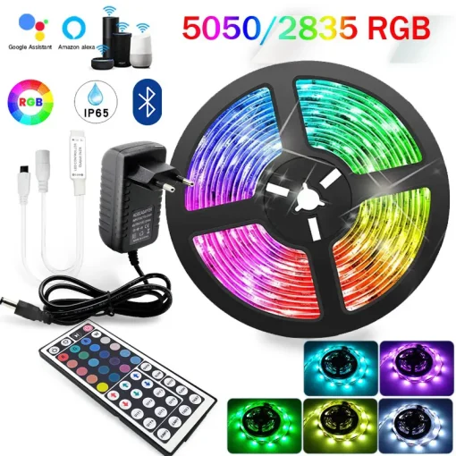 Светодиодная лента RGB 10 м, 2835, 5050