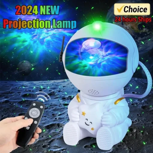 Светодиодный ночник Galaxy Star Astronaut Projector