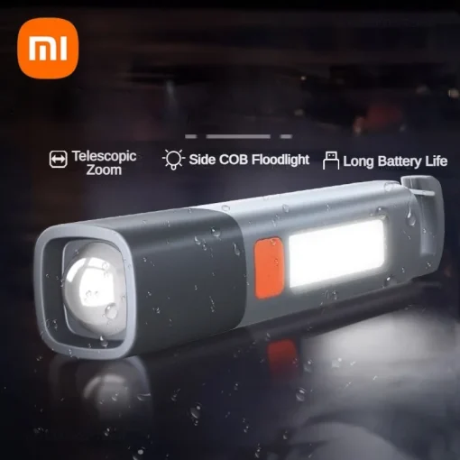 Светодиодный фонарик Xiaomi с питанием от USB, 3 режима