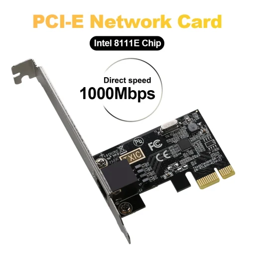 Сетевая карта PCI-E-RJ45 1000 Мбитс