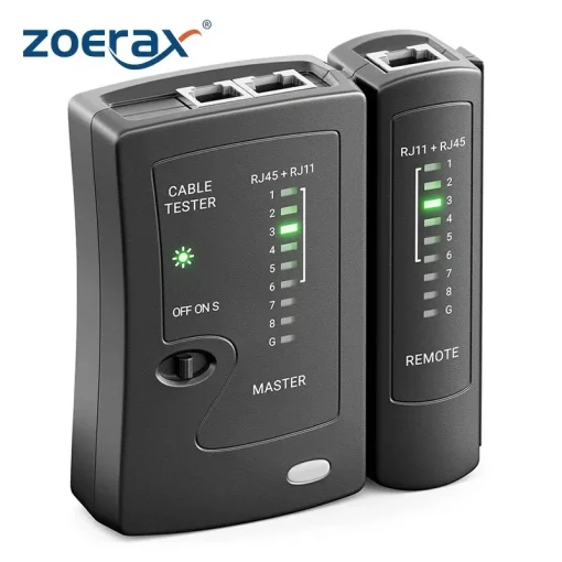 Сетевой тестер для кабелей Ethernet ZoeRax