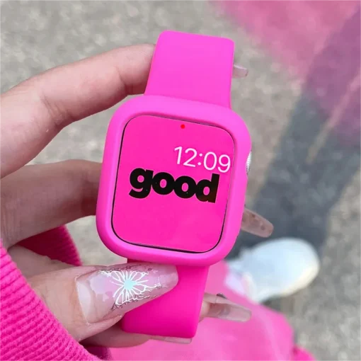 Силиконовый футляр со сгибающимся браслетом Candy Soft для Apple Watch 9 8