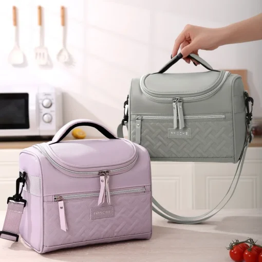 Сумка-холодильник Insulated Lunch Bag большой емкости