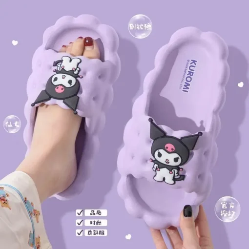 Тапочки Sanrio Hello Kitty аниме Kuromi