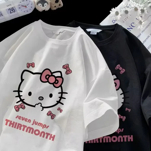 Футболка женская принт Hello Kitty Америка