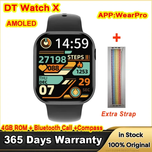 Часы AMOLED DT X Watch 10