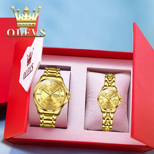 Часы OLEVS Luxury Brand для двоих