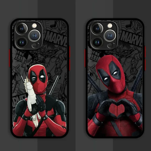 Чехол Marvel Deadpool PC, роскошный матовый, для iPhone