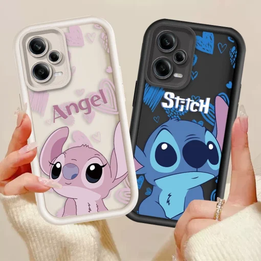 Чехол для телефона Disney Stitch Angel с мягкими глазами