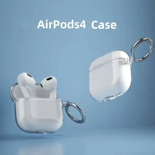 Чехол для чистых наушников, совместимый с Apple AirPods 4 поколения, защитный чехол для AirPods 4, защитный чехол из ТПУ