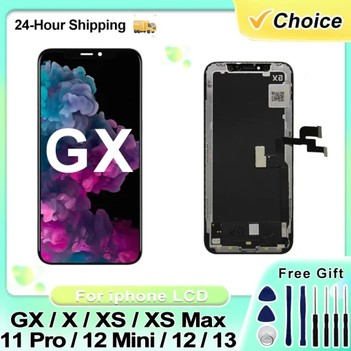 Экран AAA+ GX AMOLED для iPhone X XS Max XR 11 12 Pro Max 12Mini